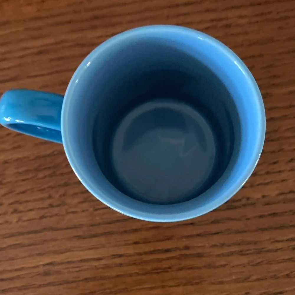 Disney Frozen Queen Elsa Snowflake Princess Blue 14oz Ceramic Coffee Tea Mug Cup